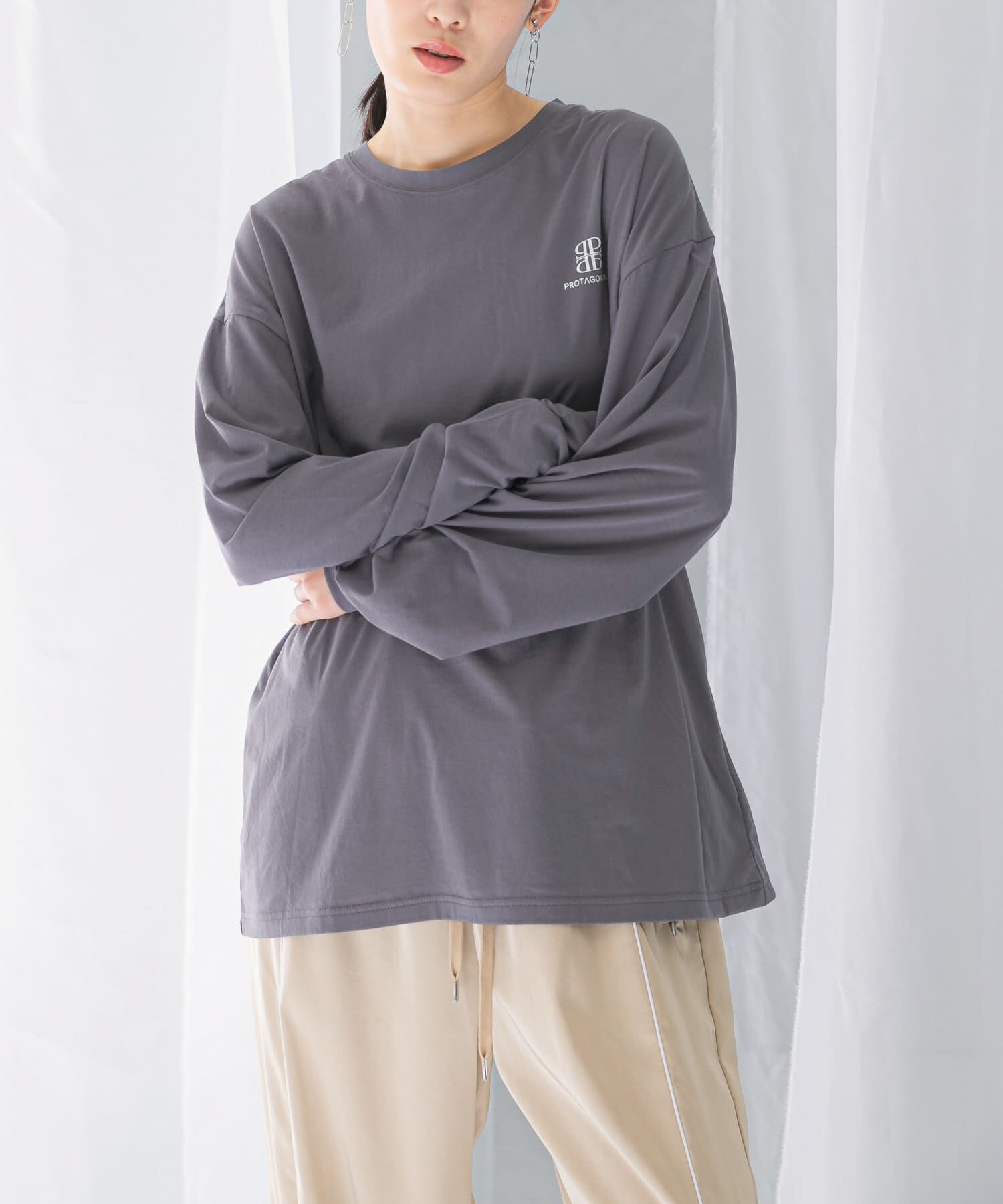 URBAN RESEARCH ROSSO「PROTAGONISTA　Forlikeever Long T-shirts」|Tシャツ・カットソー|