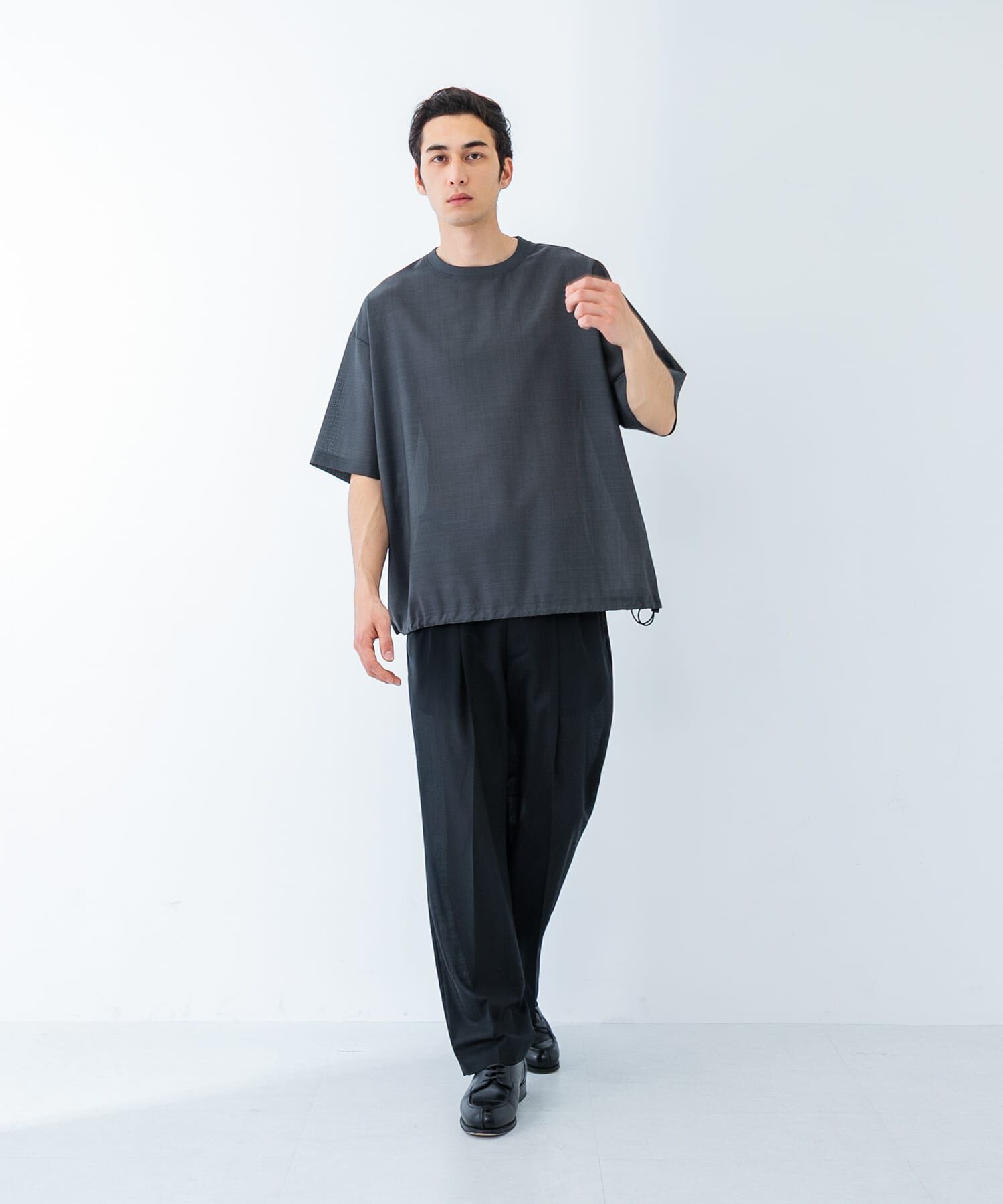 URBAN RESEARCH「ウォッシャブルウールサイロフィルショートスリーブ Tシャツ」|Tシャツ・カットソー|