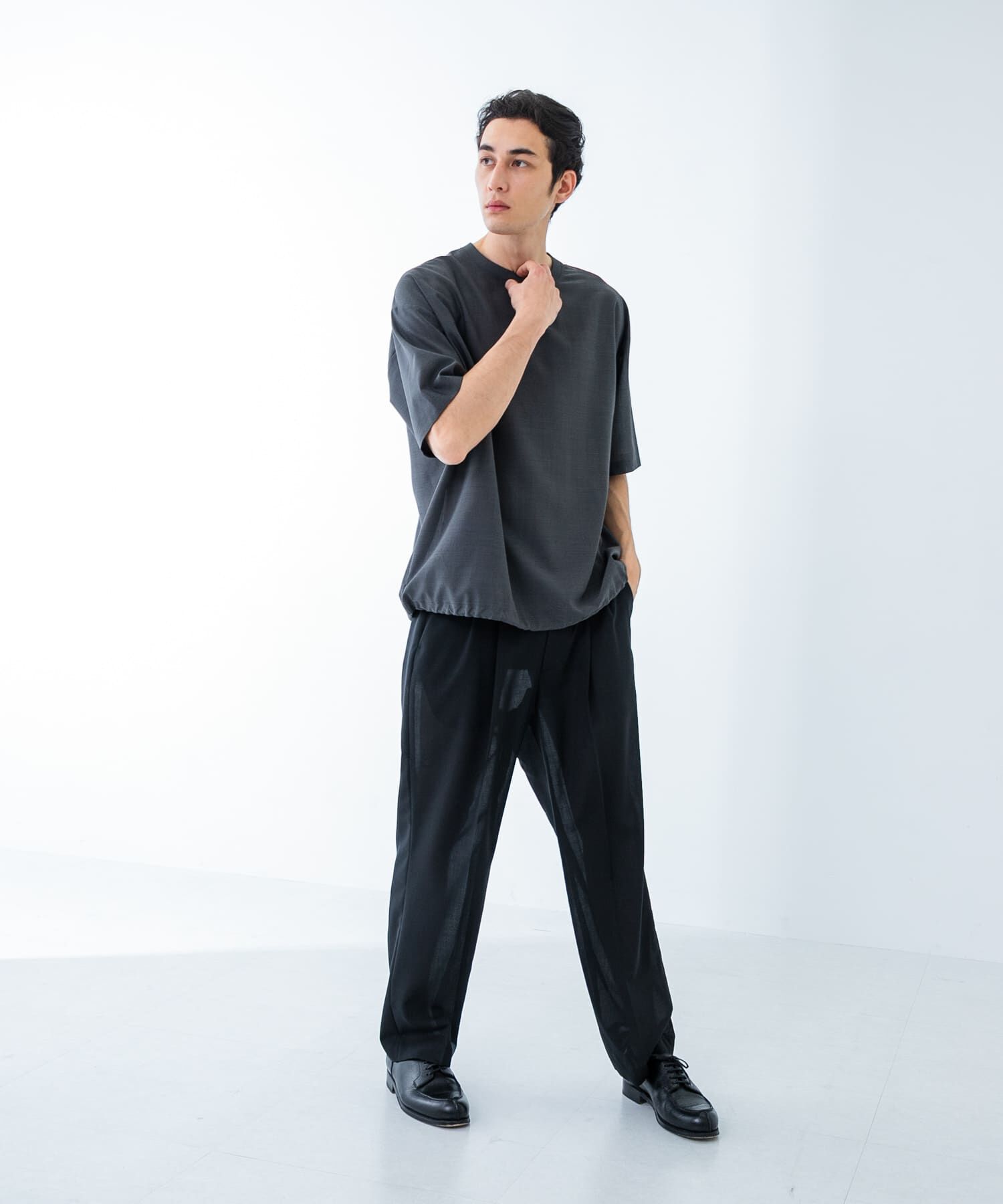 URBAN RESEARCH「ウォッシャブルウールサイロフィルショートスリーブ Tシャツ」|Tシャツ・カットソー|