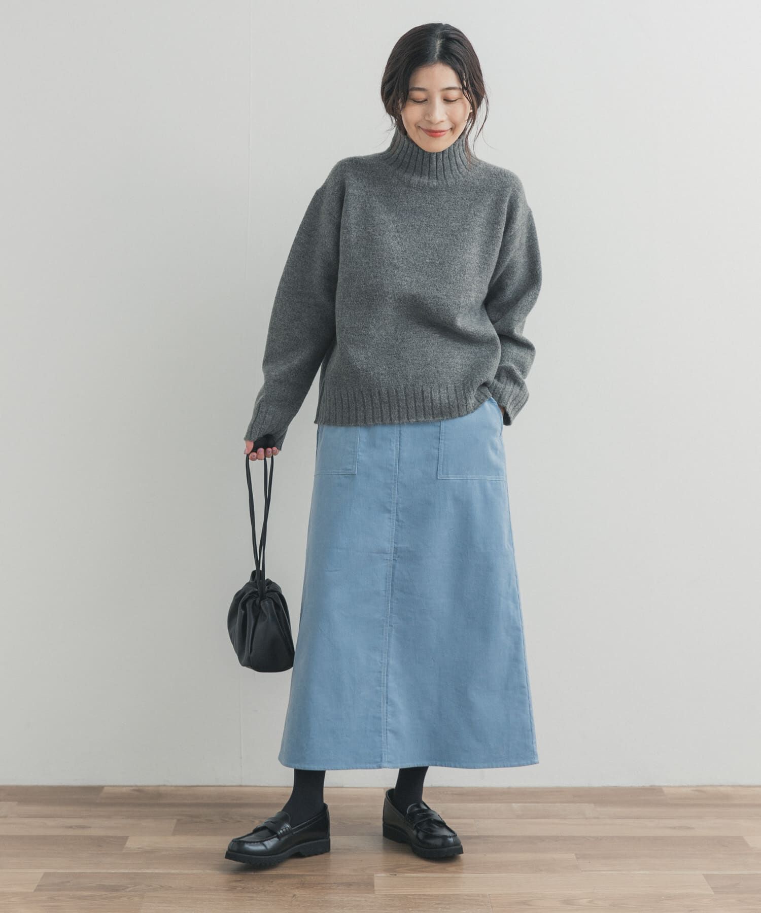 URBAN RESEARCH DOORS「『UR TECH』コーデュロイスカート」|スカート|