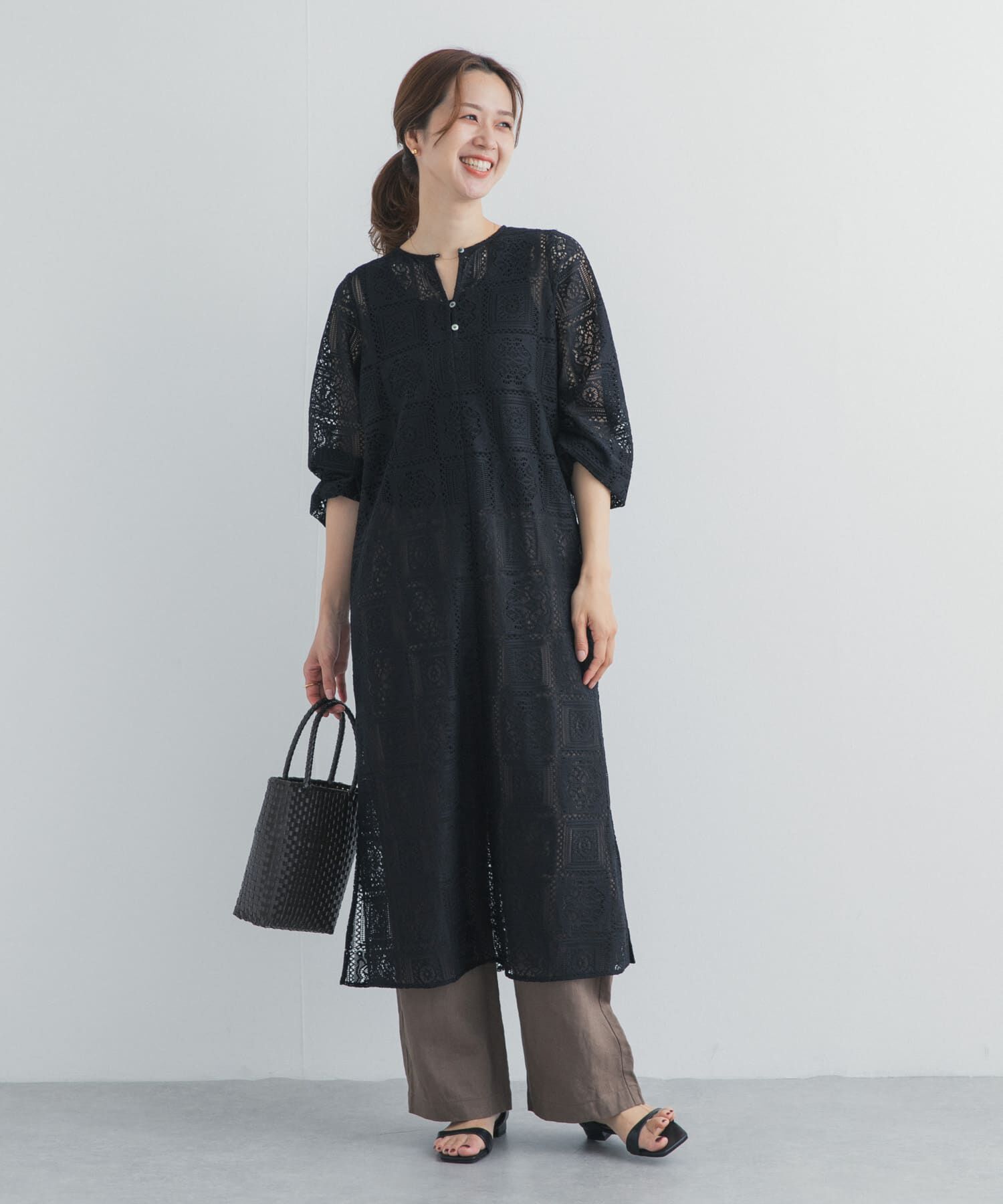 URBAN RESEARCH DOORS「レースワンピース」|ワンピース|