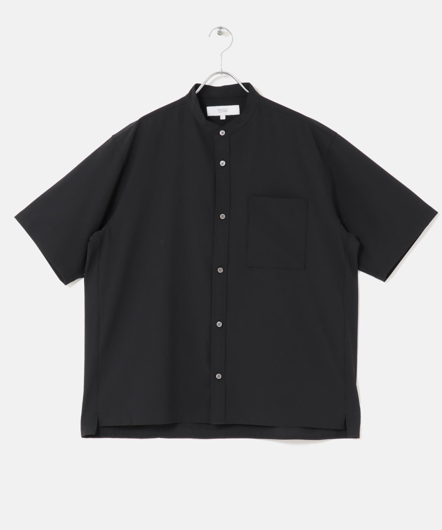 URBAN RESEARCH ROSSO「『WEB限定』『XLサイズあり』『吸水速乾』Air Stretch バンドカラーシャツ」|シャツ・ブラウス|
