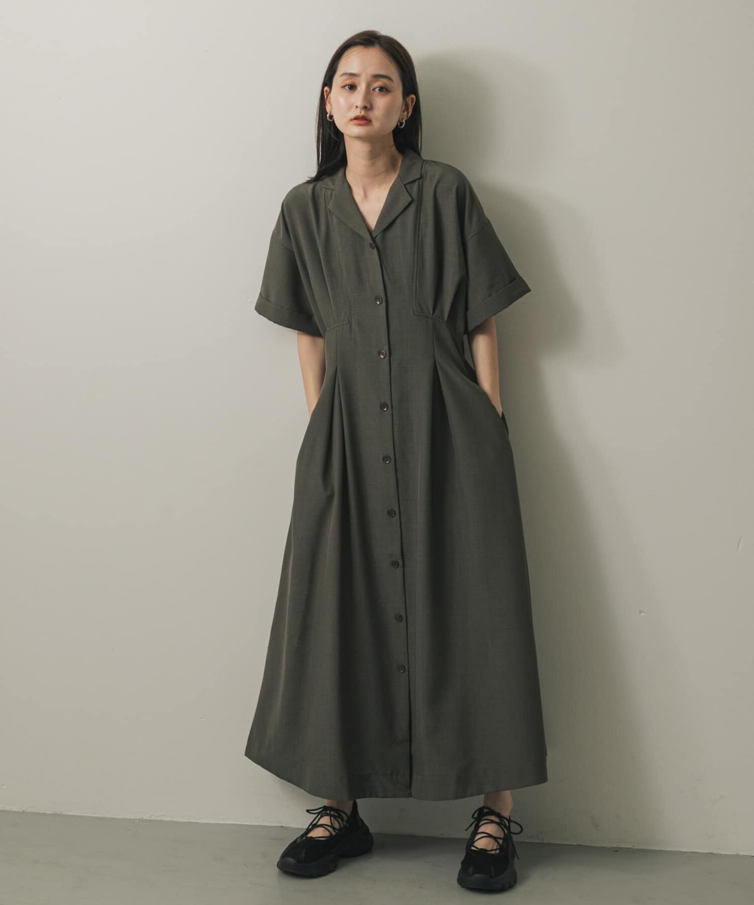 SENSE OF PLACE by URBAN RESEARCH「ウエストタックシャツワンピース」|ワンピース|