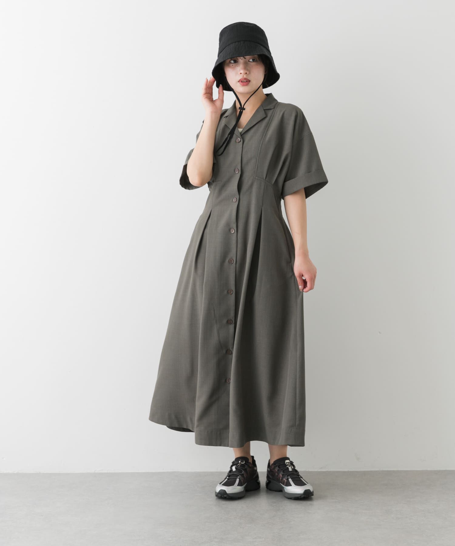 SENSE OF PLACE by URBAN RESEARCH「ウエストタックシャツワンピース」|ワンピース|