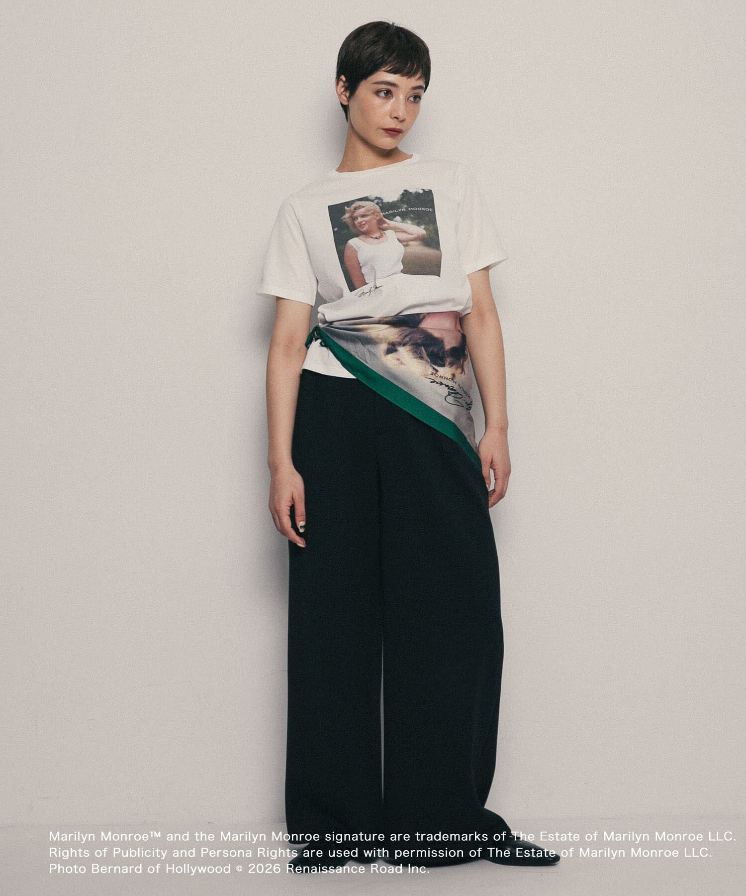 SENSE OF PLACE by URBAN RESEARCH「『別注』MARILYNMONROE&times;SENSE OF PLACE　プリントスカーフ」|バンダナ・スカーフ|