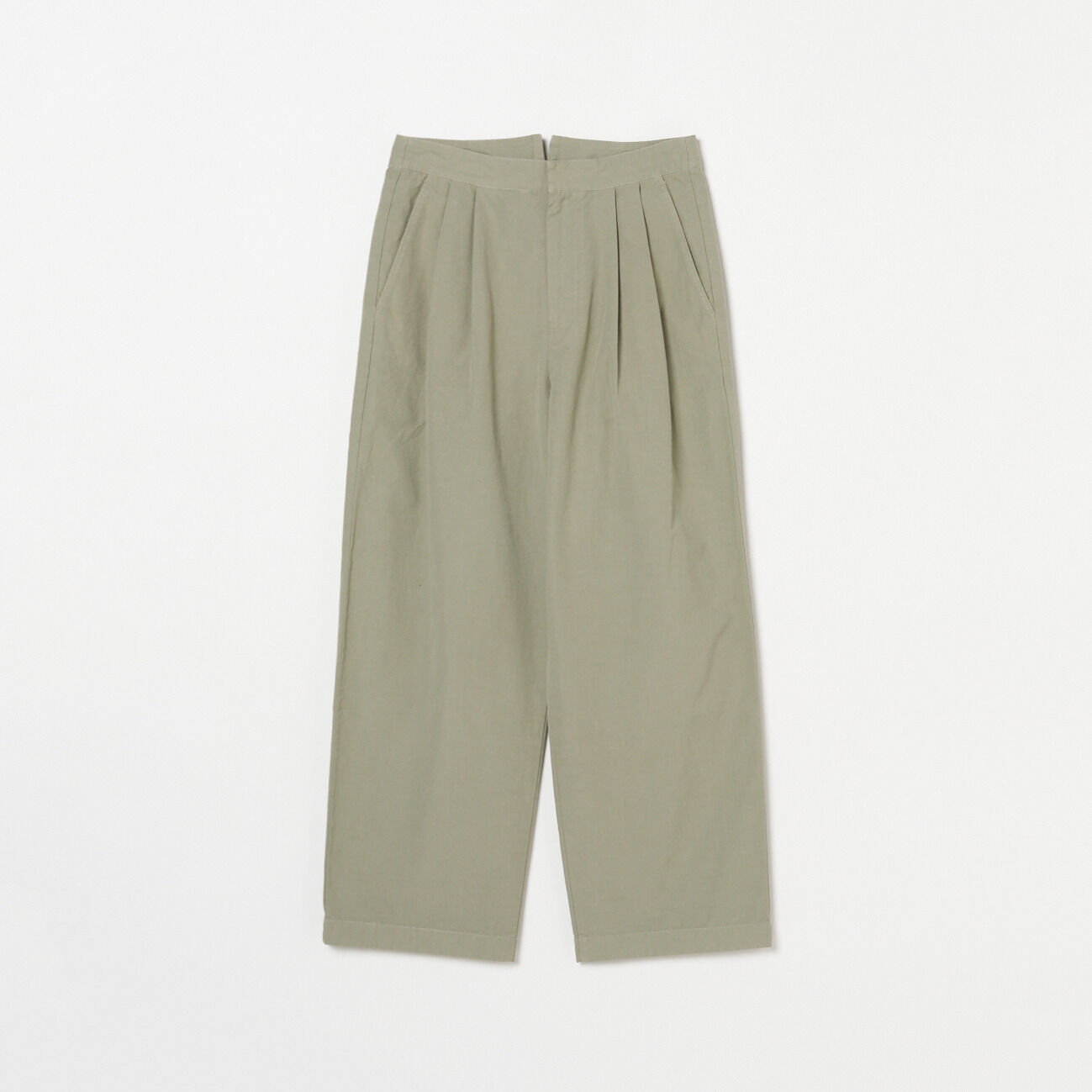 HELIOPOLE「HELIOPOLE CINCH BACK PANTS」|チノ|オリーブ