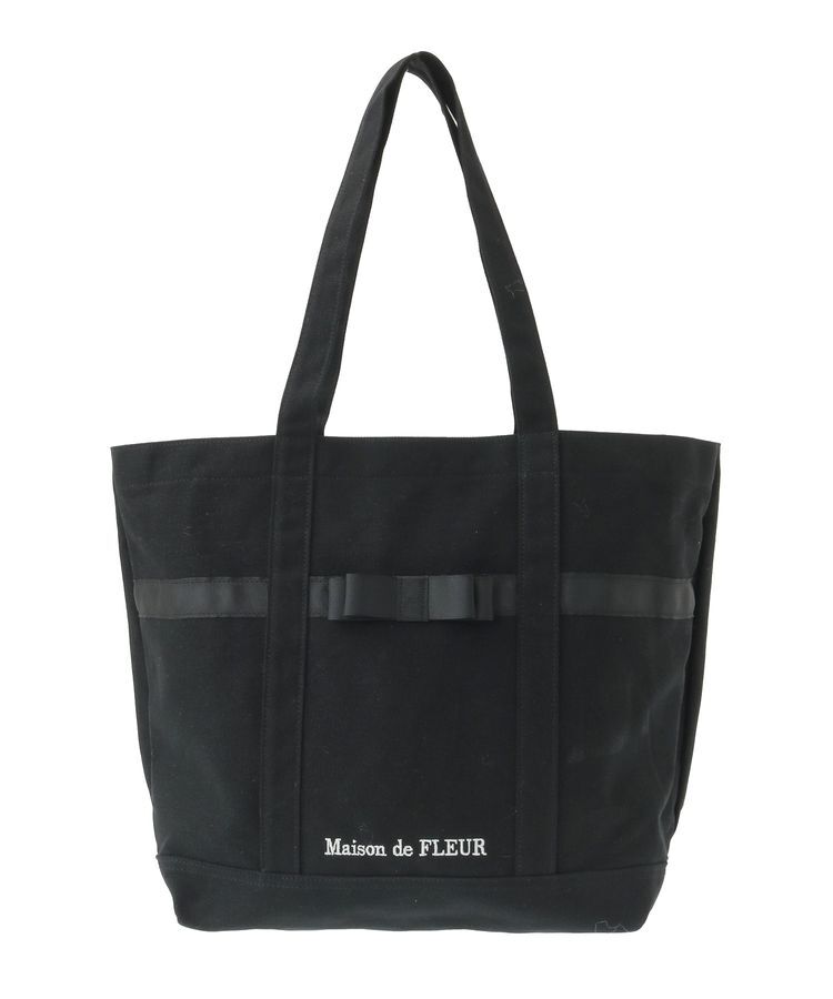 Maison de FLEUR「マルチポケット帆布トートMバッグ」|トートバッグ|