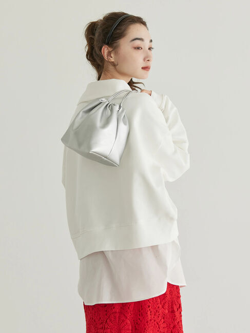  「SET ハーフZIPスウェット+シャツテールプルオーバー」|Tシャツ・カットソー|