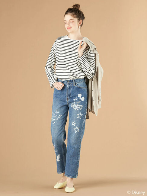  「Mickey/プリントデニムパンツ」|その他|