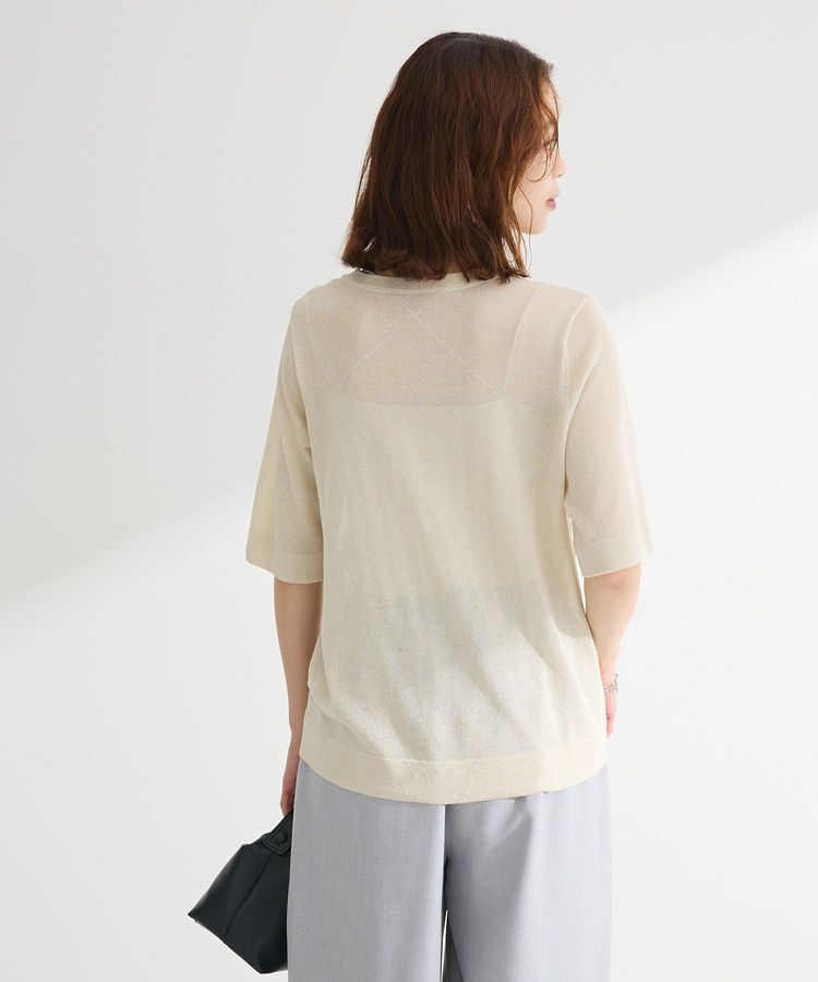 Green Parks「・Petit Fleur ラメシアーニット」|Tシャツ・カットソー|
