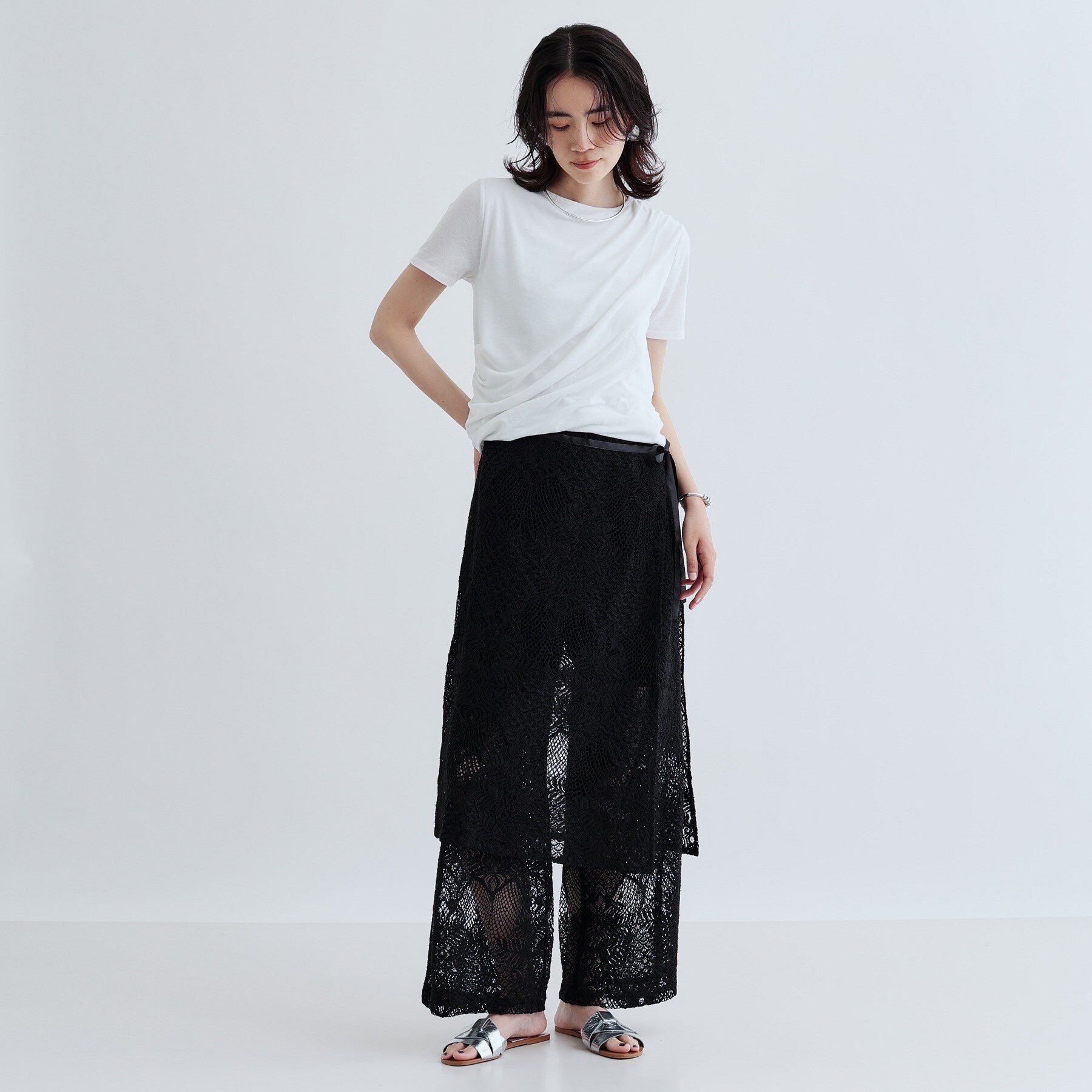 GALLEST「バルーンドレープTシャツ」|Tシャツ・カットソー|