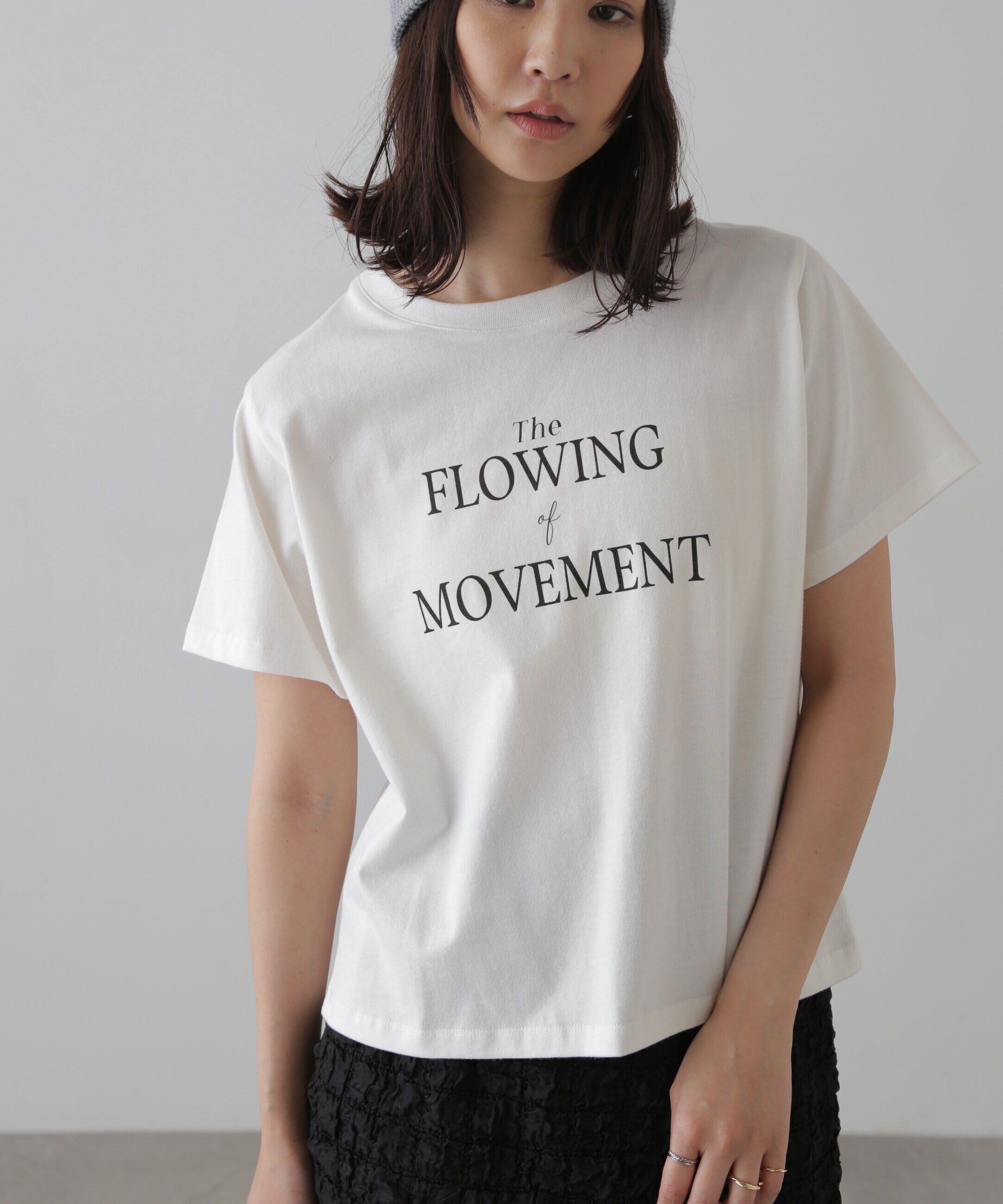  「ロゴプリントTシャツ」|Tシャツ・カットソー|ホワイト