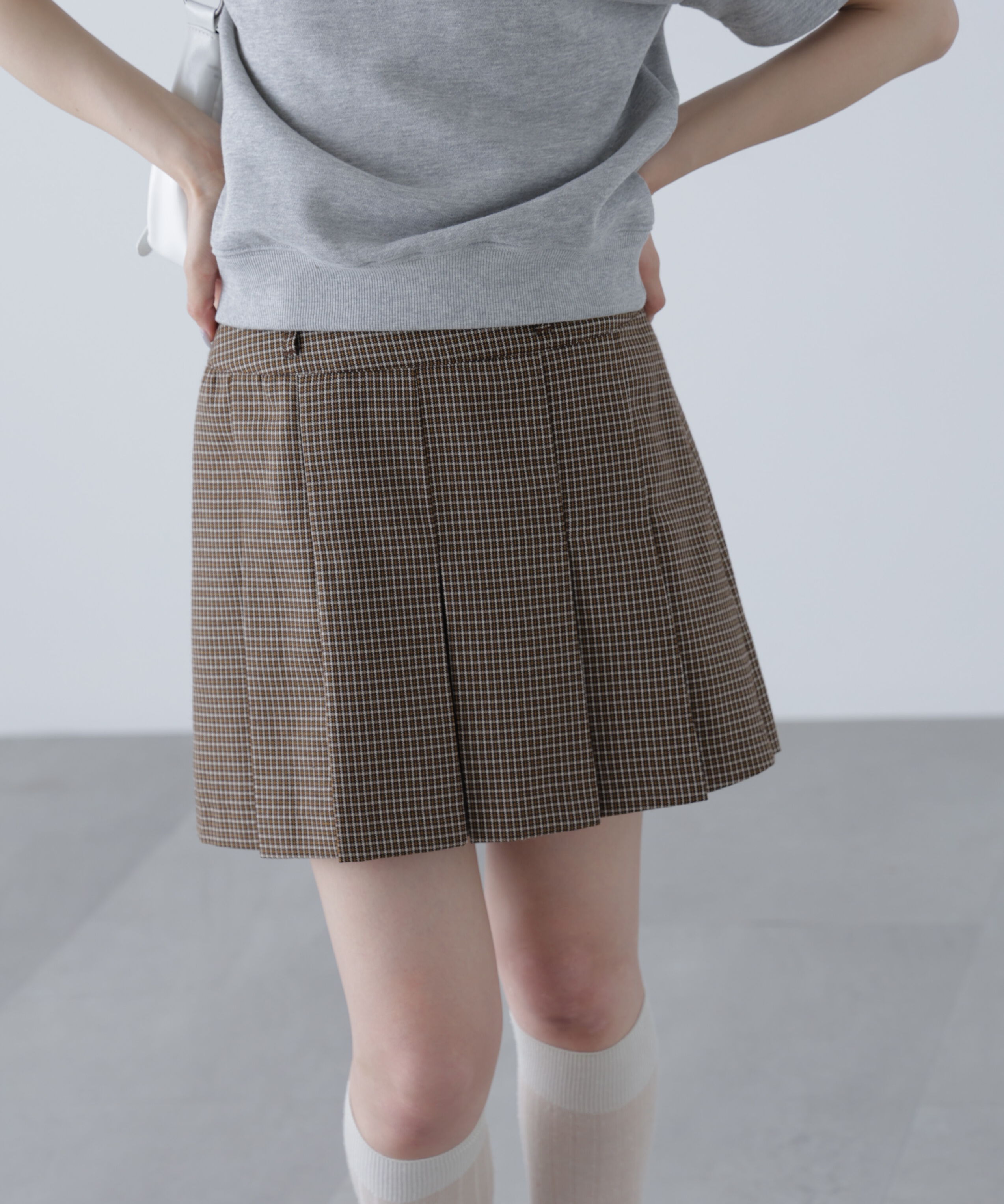  「〈セットアップ対応〉プリーツミニスカート」|スカート|