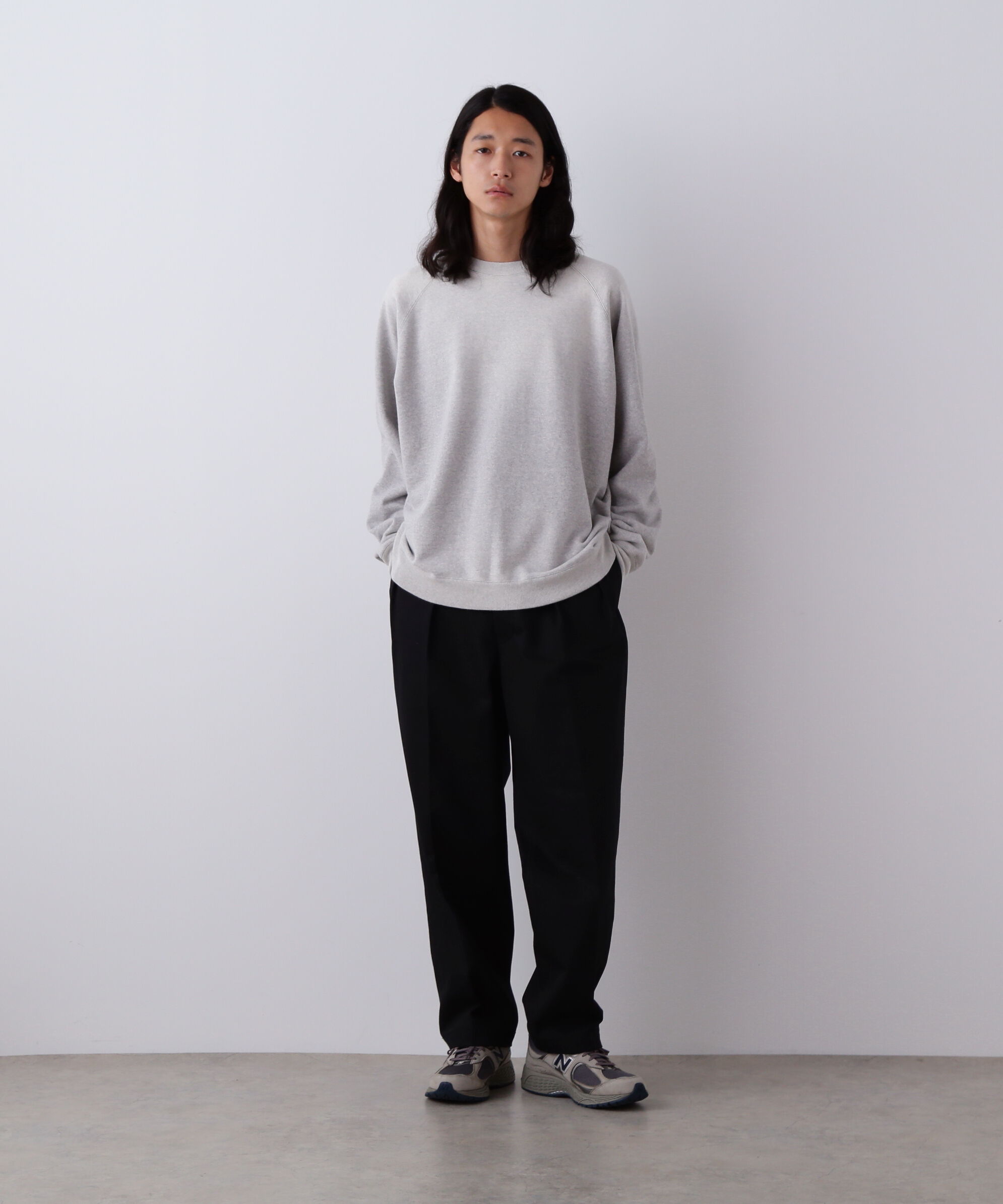 YLEVE 「YLEVE / ORGANIC COTTON SUN FADED SWEAT PULLOVER」|Tシャツ・カットソー|