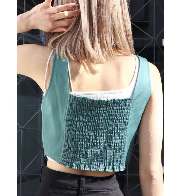 EMODA「フロントボタントップ」|Tシャツ・カットソー|