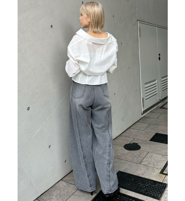 MURUA「バレルレッグコクーンシルエットデニム」|デニム|