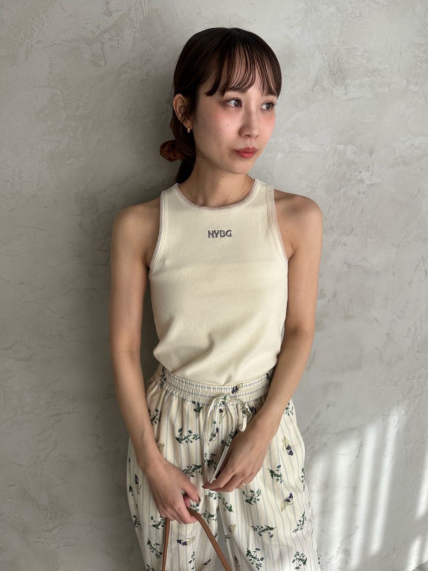 emmi atelier「【emmi&times;NYBG】リブタンクトップ」|タンクトップ|