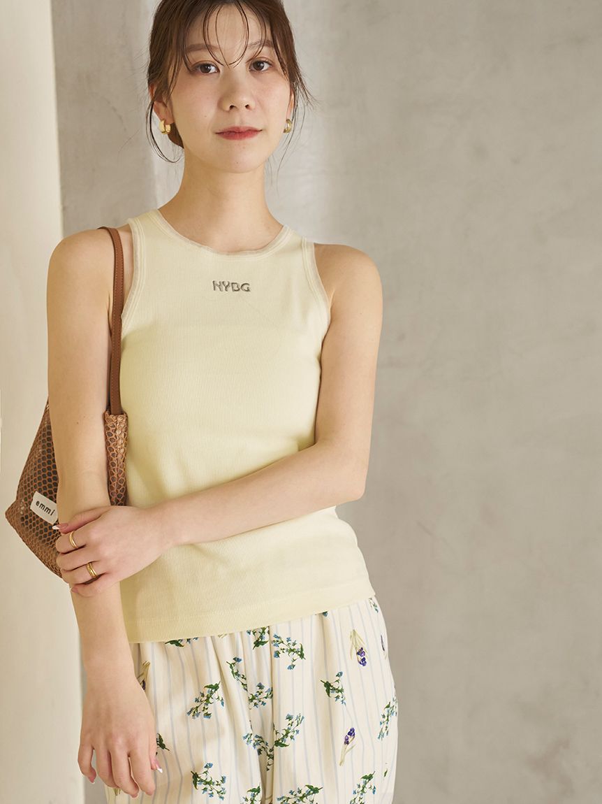 emmi atelier「【emmi&times;NYBG】リブタンクトップ」|タンクトップ|