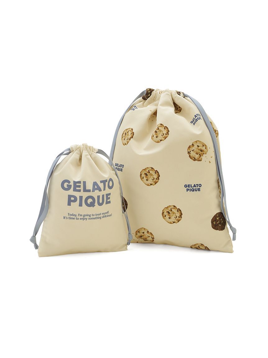 gelato pique「HIGH CALORIE柄巾着セット」|ポーチ|