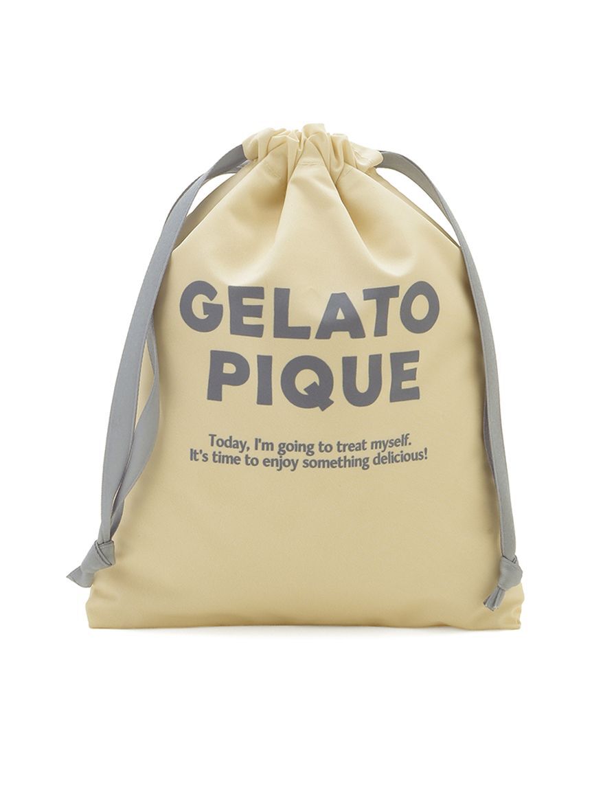 gelato pique「HIGH CALORIE柄巾着セット」|ポーチ|