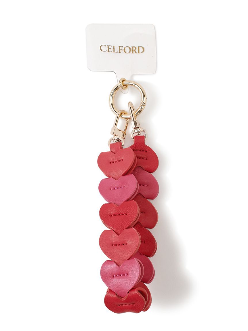 CELFORD「ハートストラップ」|キーケース|RED