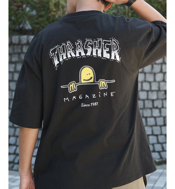 VENCE share style「THRASHER スラッシャー マークゴンザレスロゴＴシャツ」|Tシャツ・カットソー|