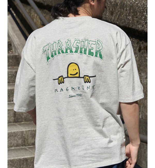 VENCE share style「THRASHER スラッシャー マークゴンザレスロゴＴシャツ」|Tシャツ・カットソー|