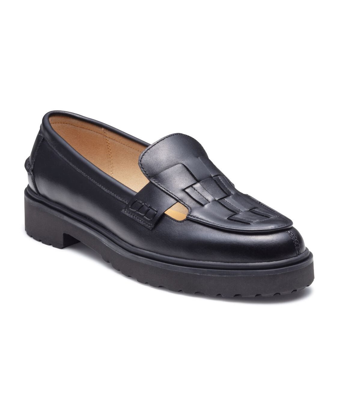 REGAL SHOES「REGAL 【新作】イントレチャートローファー【ヒール30mm】　商品コード：F80RAG」|ローファー|