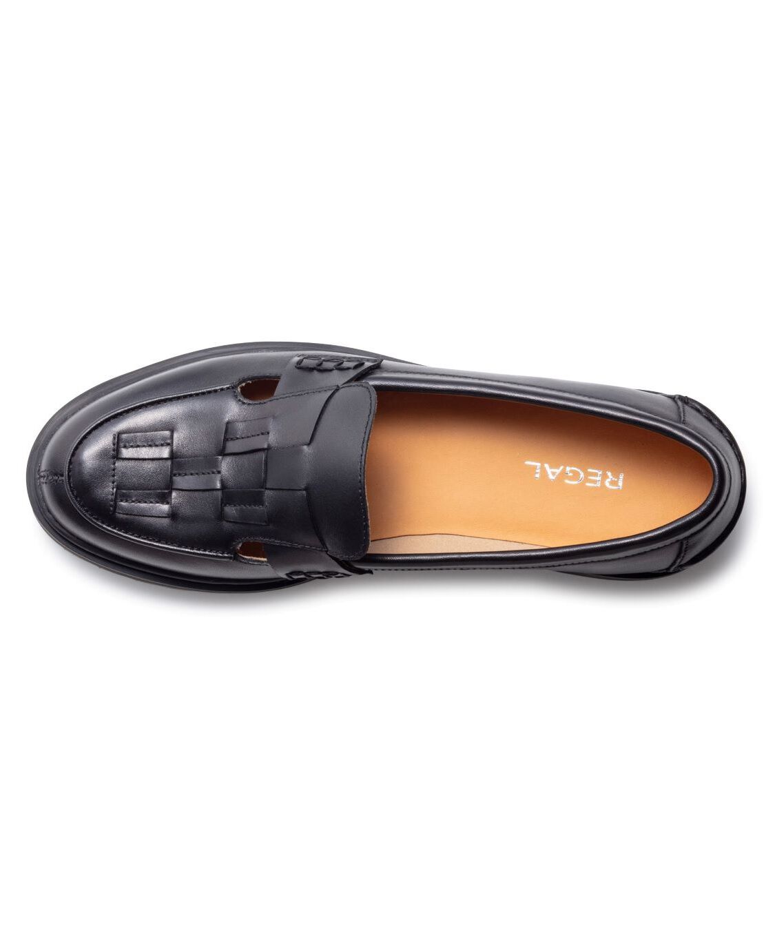 REGAL SHOES「REGAL 【新作】イントレチャートローファー【ヒール30mm】　商品コード：F80RAG」|ローファー|