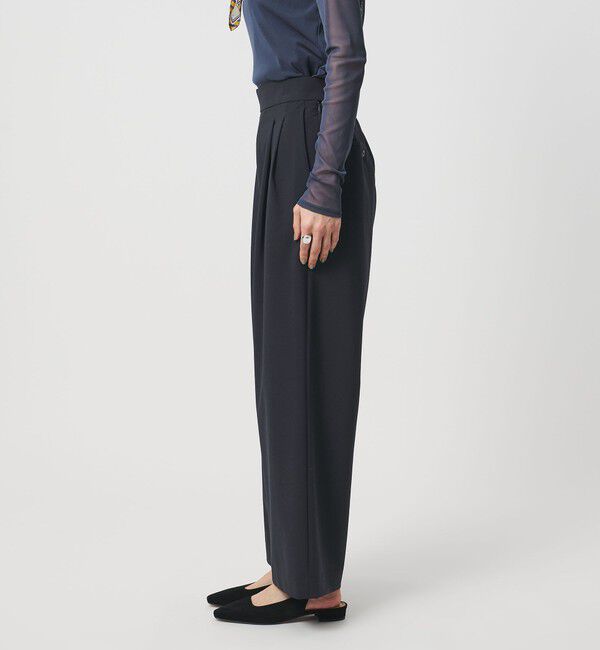 UNITED ARROWS「T/W ワイドパンツ ‐ウォッシャブル‐」|スラックス|