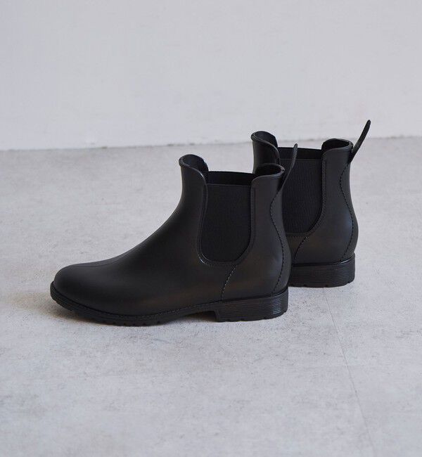 UNITED ARROWS green label relaxing「【WEB限定】 サイドゴア レイン ブーツ 2」|レインシューズ|BLACK