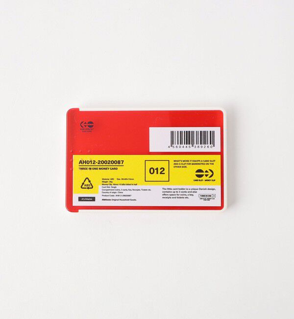 UNITED ARROWS green label relaxing「＜ANAheim＞マネーカード コインケース マネークリップ」|コインケース|RED