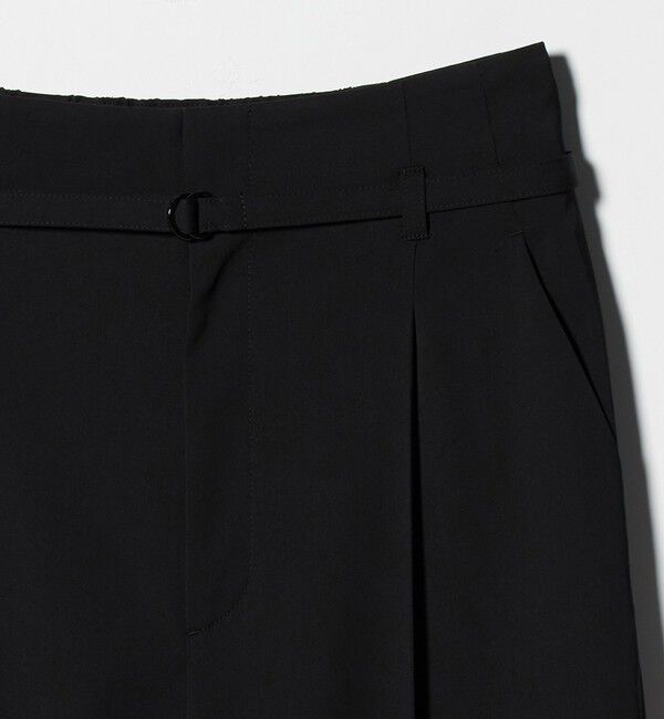 UNITED ARROWS green label relaxing「［size SHORT/TALLあり］サラフール ワイド パンツ ストレッチ 接触冷感 UVカット」|スラックス|
