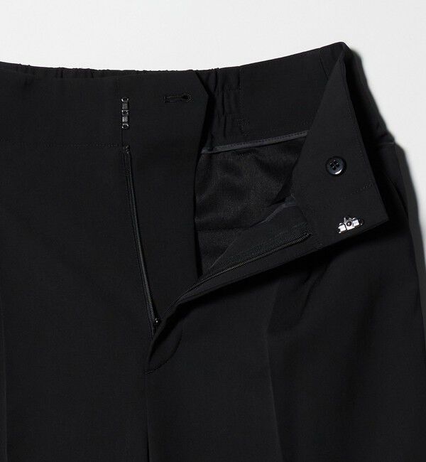 UNITED ARROWS green label relaxing「［size SHORT/TALLあり］サラフール ワイド パンツ ストレッチ 接触冷感 UVカット」|スラックス|