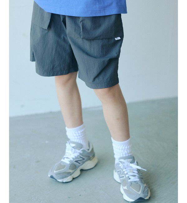 UNITED ARROWS green label relaxing「【スタメンシリーズ】タッサー ハーフパンツ / キッズ  100cm-160cm」|その他|DK.GRAY