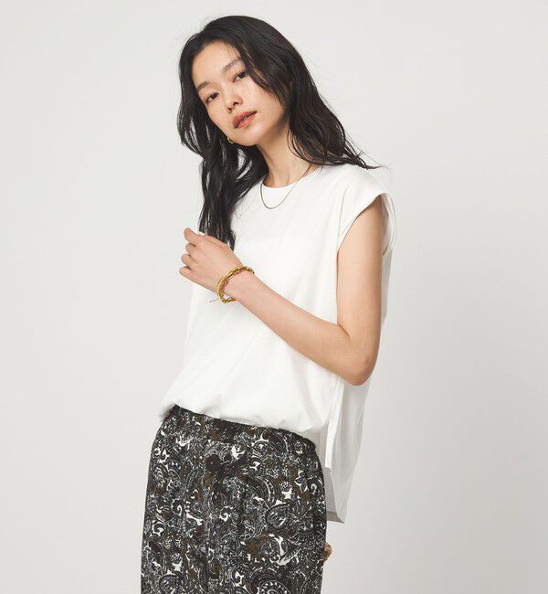UNITED ARROWS green label relaxing「フレンチスリーブ Tシャツ 汗染み防止」|Tシャツ・カットソー|
