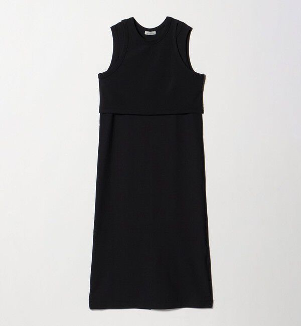 UNITED ARROWS green label relaxing「タンクトップ&times;ノースリーブ ワンピース セット」|ワンピース|BLACK