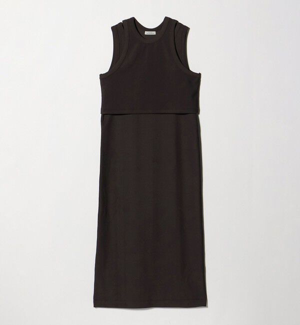 UNITED ARROWS green label relaxing「タンクトップ&times;ノースリーブ ワンピース セット」|ワンピース|DK.BROWN