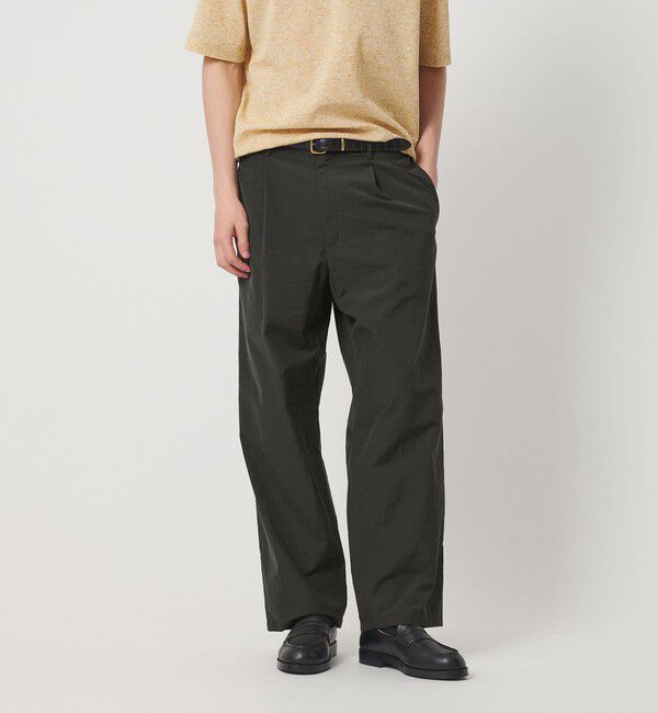 BEAUTY&YOUTH UNITED ARROWS「ライト フラックス 1プリーツ テーパード パンツ NO.9」|チノ|OLIVE