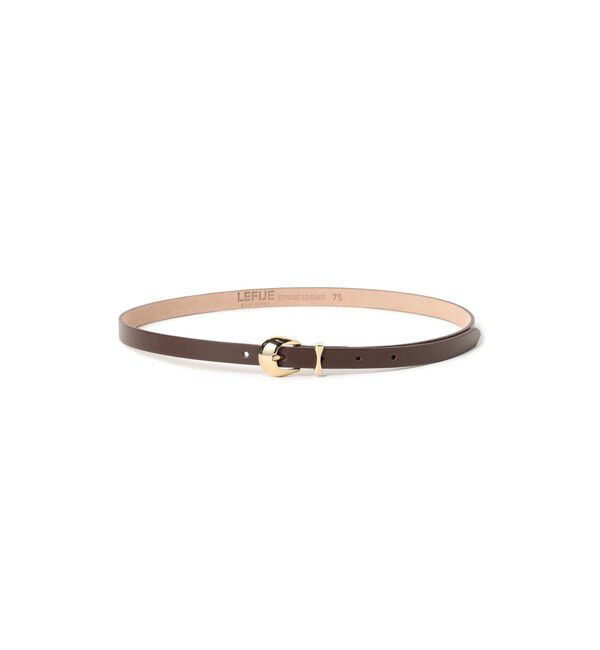 Demi-Luxe BEAMS 「LEFIJE / Tresor ベルト」|ベルト|BROWN