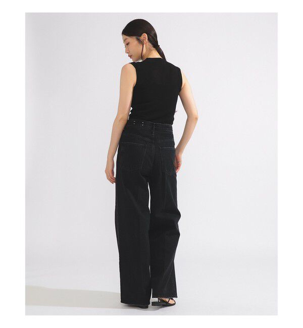 Demi-Luxe BEAMS 「【別注】upper hights / THE SISTER デニムパンツ LAMPBLACK」|デニム|