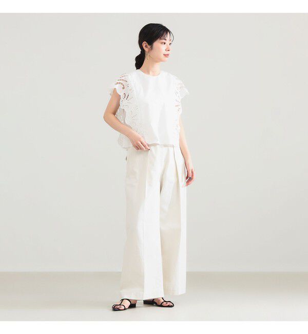 Demi-Luxe BEAMS 「カットワーク ブラウス」|シャツ・ブラウス|