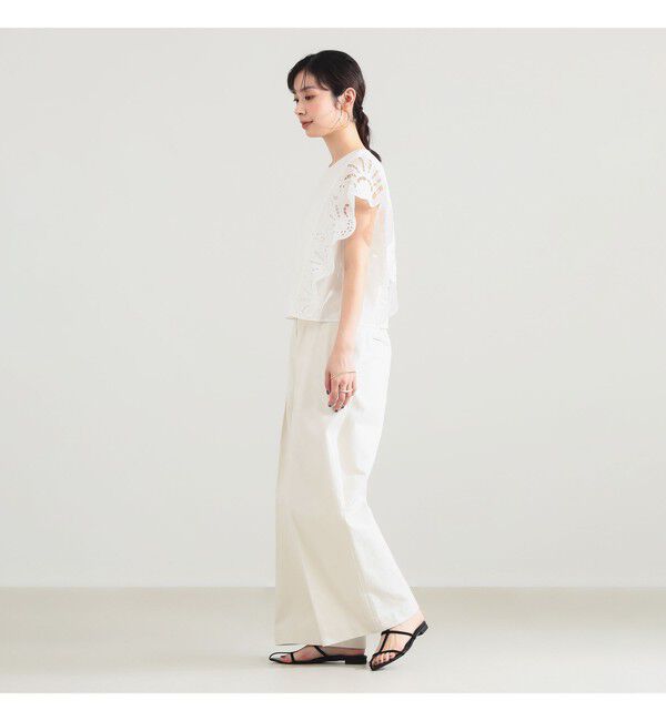 Demi-Luxe BEAMS 「カットワーク ブラウス」|シャツ・ブラウス|