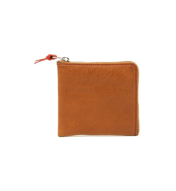 BEAMS PLUS「Double Zip Wallet」|財布|BROWN/RED