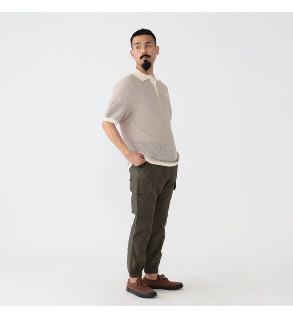 BEAMS「Knit Polo "WASHI" 2 Tone」|ポロシャツ|