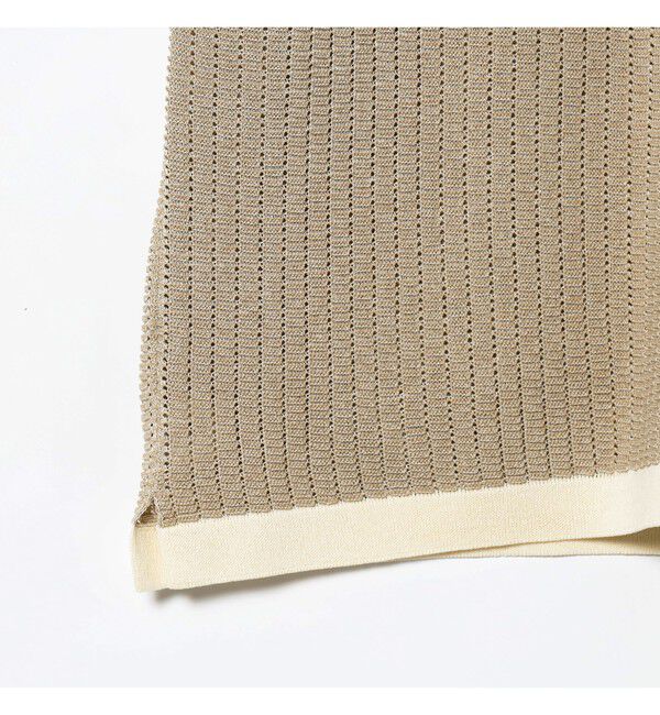 BEAMS「Knit Polo "WASHI" 2 Tone」|ポロシャツ|