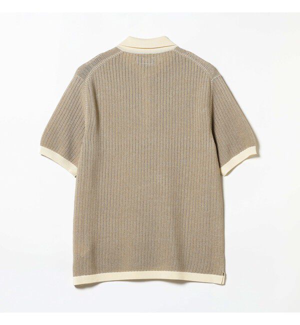 BEAMS「Knit Polo "WASHI" 2 Tone」|ポロシャツ|