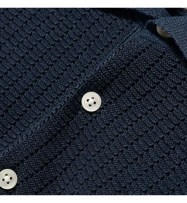 BEAMS「Knit Polo "WASHI" 2 Tone」|ポロシャツ|
