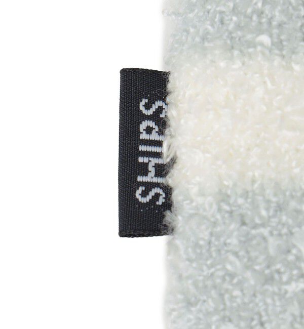 SHIPS KIDS「SHIPS KIDS:ベビー ふわもこ ボーダー ニットキャップ」|ニット帽|