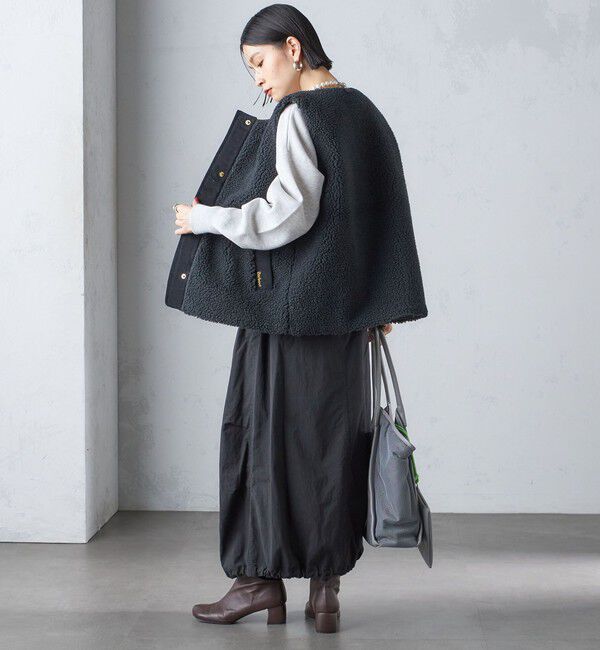 SHIPS for women「【SHIPS別注】M53:〈手洗い可能〉ミリタリー ファティーグ スカート」|スカート|